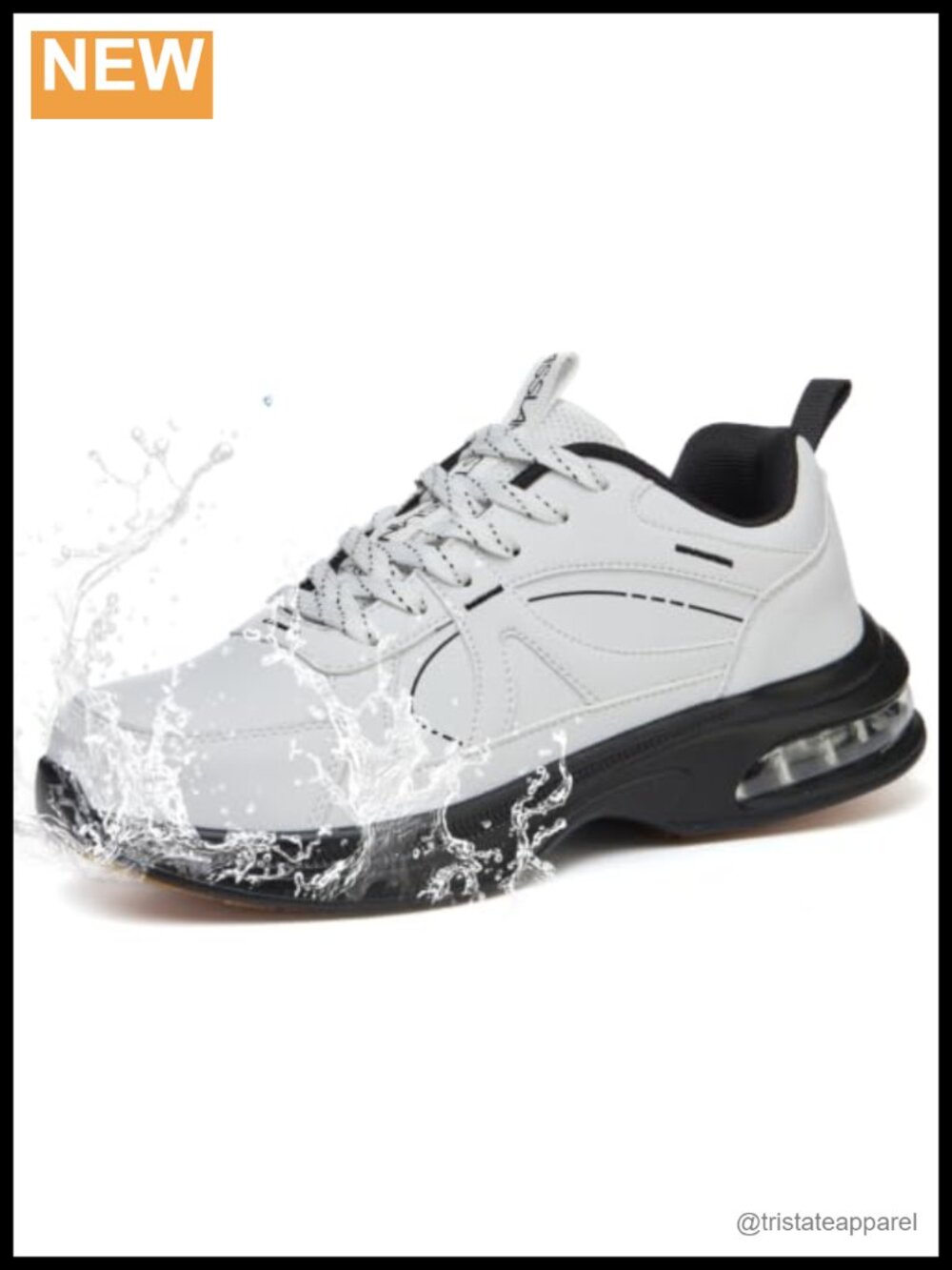Women's Steel Toe Safety Work Sneakers Water Resistant Non-Slip Industrial Shoes